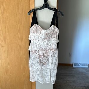 For Love & Lemoms Fabienne Midi Dress in white